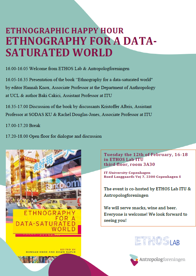 Ethnographic Happy Hour: Ethnography for a data-saturated world