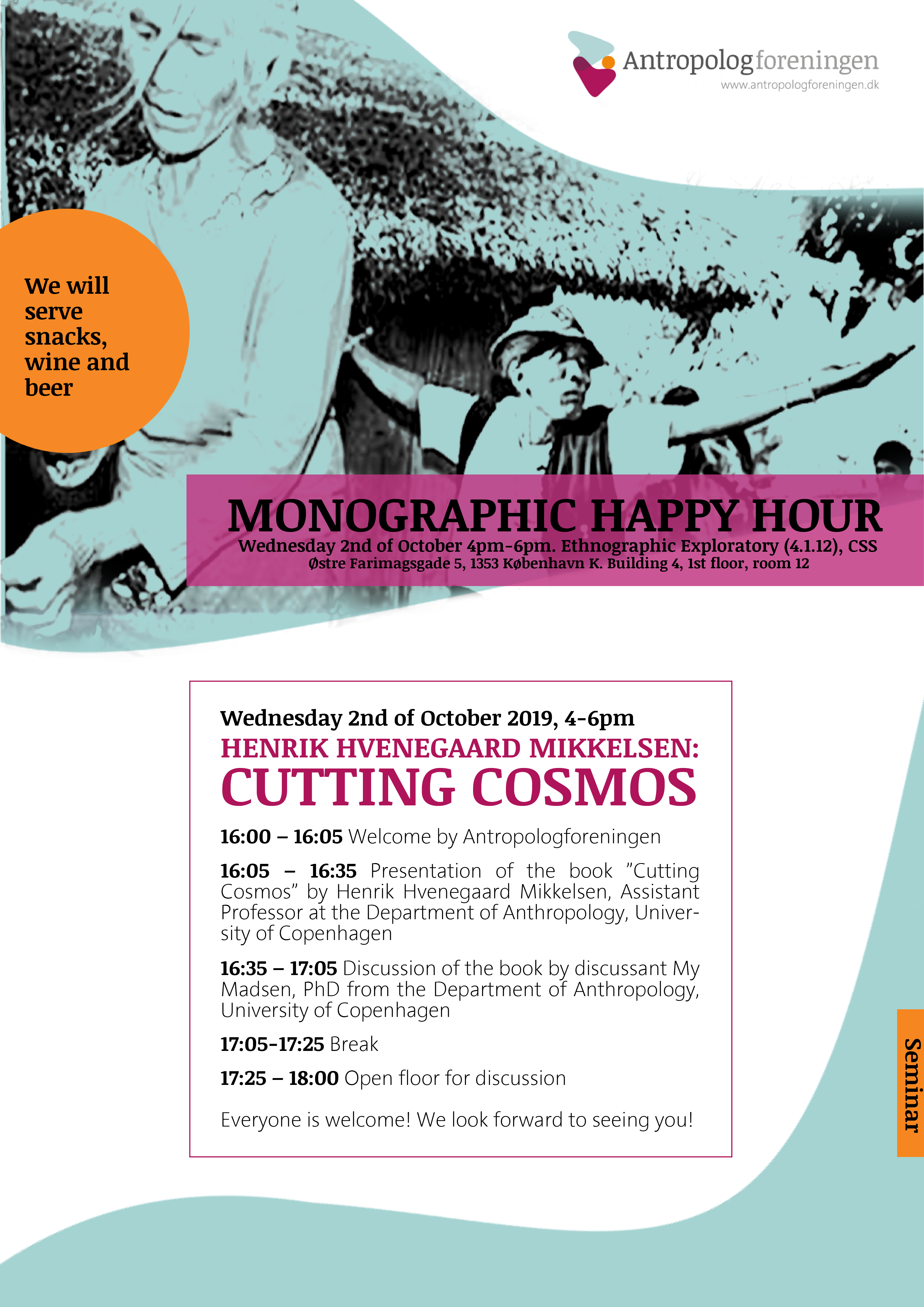Monographic Happy Hour with Henrik Hvenegaard Mikkelsen